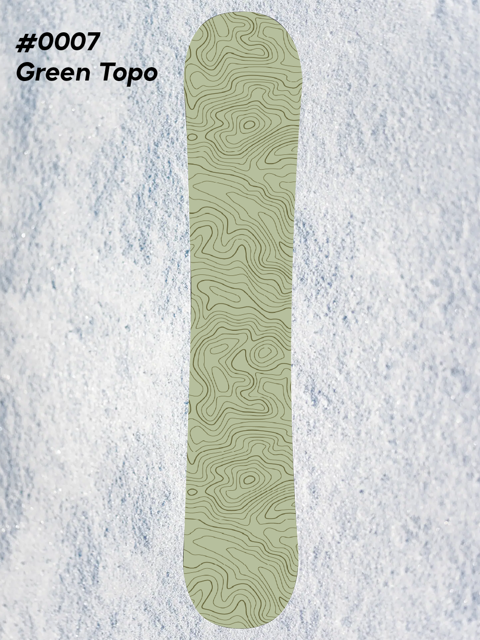 #0007 Green Topo - With DIY Install Kit