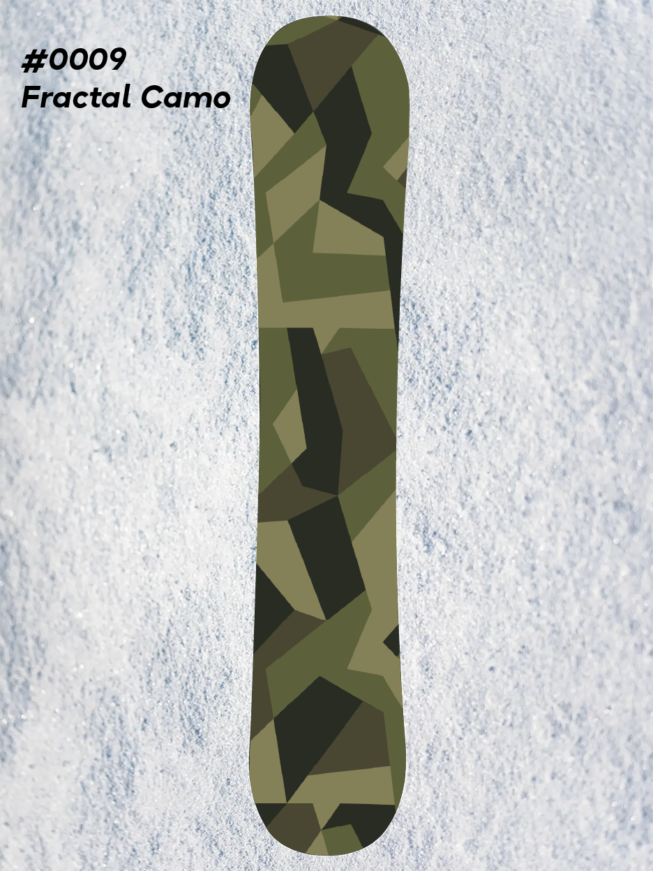 #0009 Fractal Camo - With DIY Install Kit