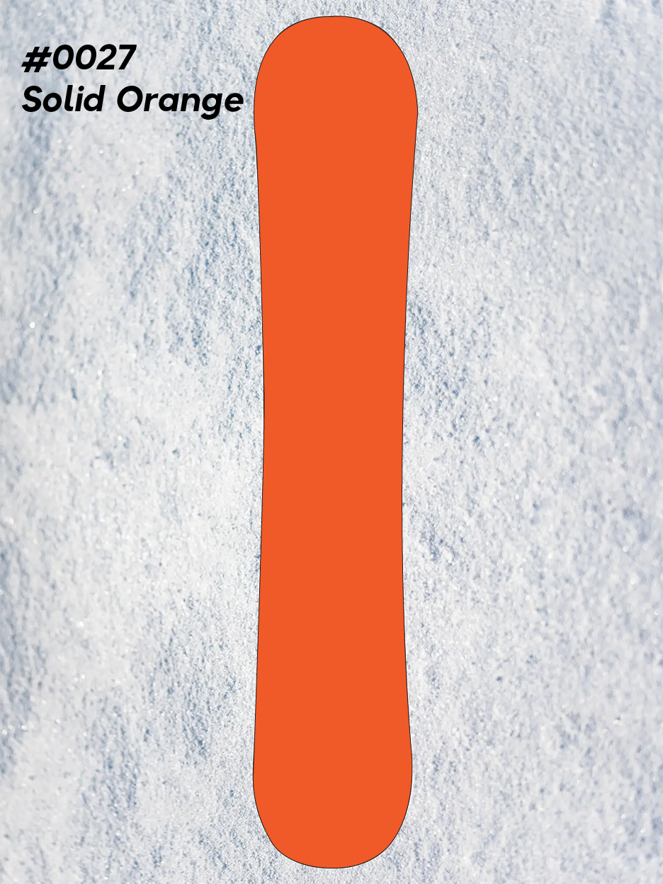 #0027 Solid Orange - With DIY Install Kit